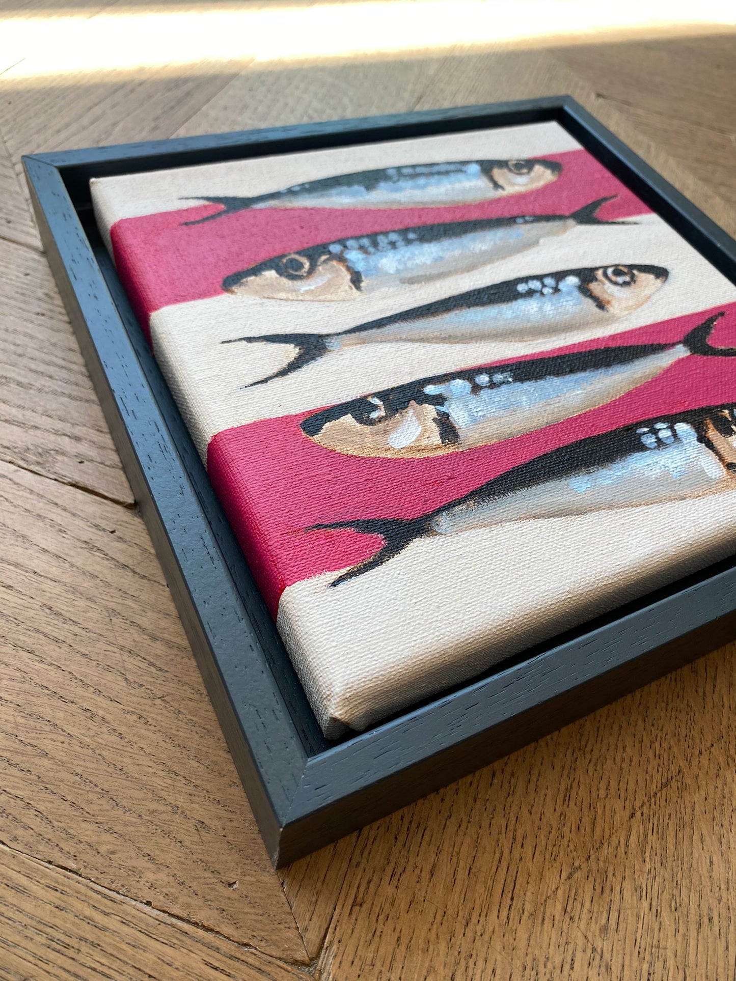 Gestreepte visjes (magenta)