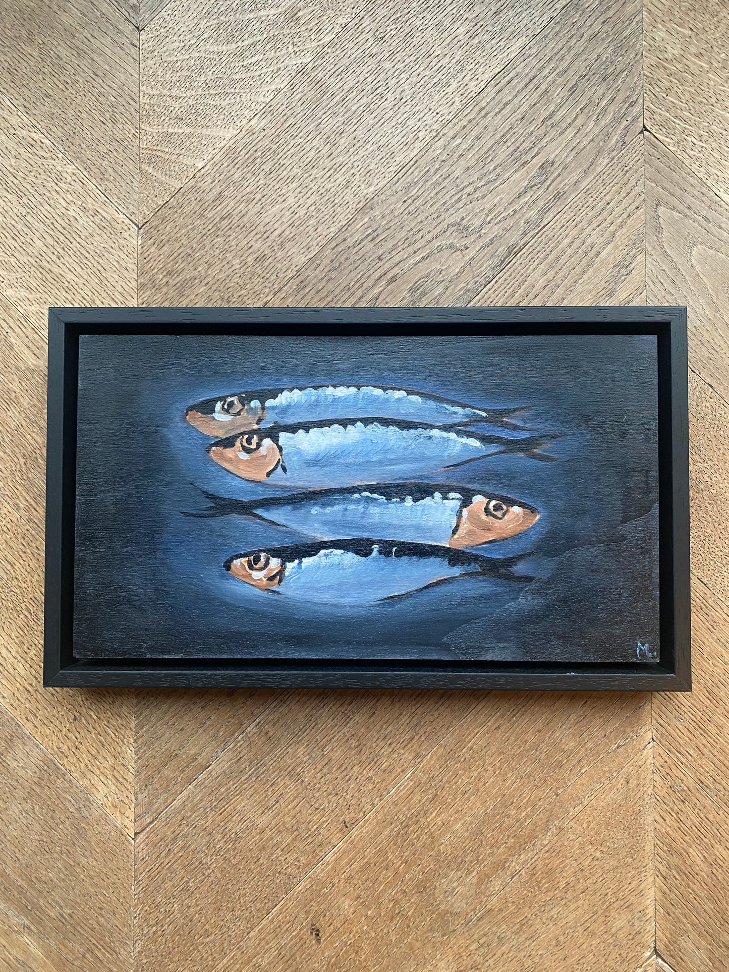 Visjes donkerblauw